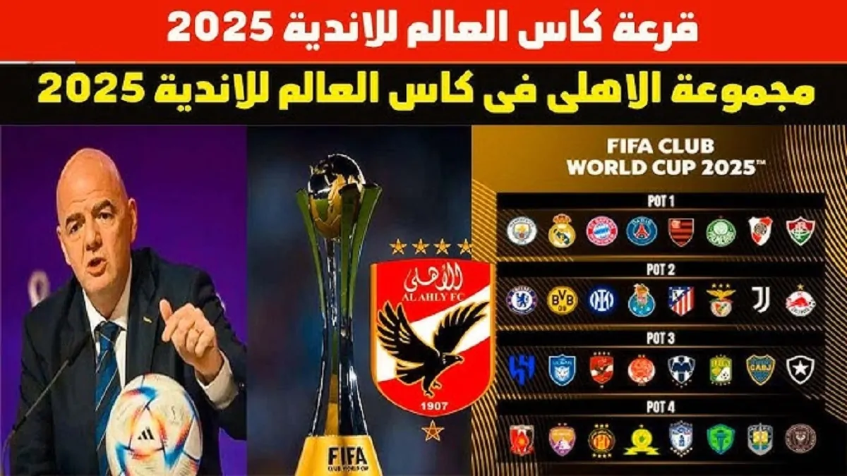 موعد وتوقيت مباريات الأهلي في كأس العالم للأندية